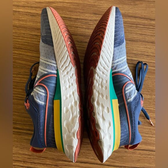 Nike - Infinity React Flyknit ‘Denim’ Running Shoes 06.1972 - Men’s size 13 - Picture 3 of 16